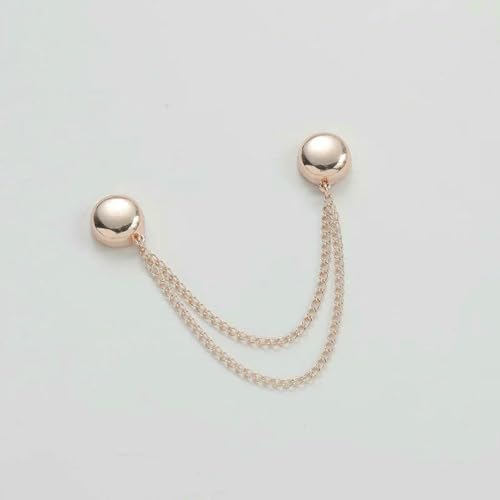 Multifunktions-Magnet-Kleiderclip mit Kette, Metallknöpfe, Clip, Kleidung, Schal, Hosenbeine, Manschetten, Befestigungsmagnet, Pin-3-1pc von LNHBZ