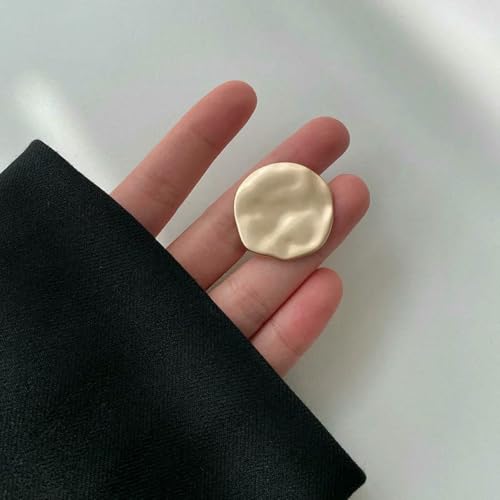Nähknöpfe aus Goldlegierung, 25/30 mm, für Kleidung, dekorative Bastelarbeiten, Rucksäcke, Heimwerkerbedarf, große Scrapbooking-Metallknöpfe, 6 Stück, TB510, 25 mm, 6 Stück von LNHBZ