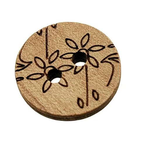 Natürliche Farbe Blume Runde gewölbte Holzknöpfe Nähen Zubehör Kleidung Dekorative 15mm Chinoiserie Holzknopf 2 Loch-KNOPF MT51-100 Stück Natürliche Farbe Blume Runde gewölbte Holzknöpfe Nähen Zubehör Kleidung Dekorative 15mm Chinoiserie Holzknopf 2 Loch-KNOPF MT51-100 Stück von LNHBZ