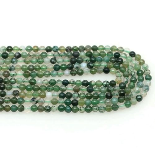 Naturstein 2 mm 3,0 mm 4,0 mm runde Perlen, Amethyst, Rosenquarz, Achat, Kristall, lose Perle zur Schmuckherstellung, DIY-Armband, Halskette, Moosachat, 3,0 mm, 115 bis 125 Stück Naturstein 2 mm 3,0 mm 4,0 mm runde Perlen, Amethyst, Rosenquarz, Achat, Kristall, lose Perle zur Schmuckherstellung, DIY-Armband, Halskette, Moosachat, 3,0 mm, 115 bis 125 Stück von LNHBZ