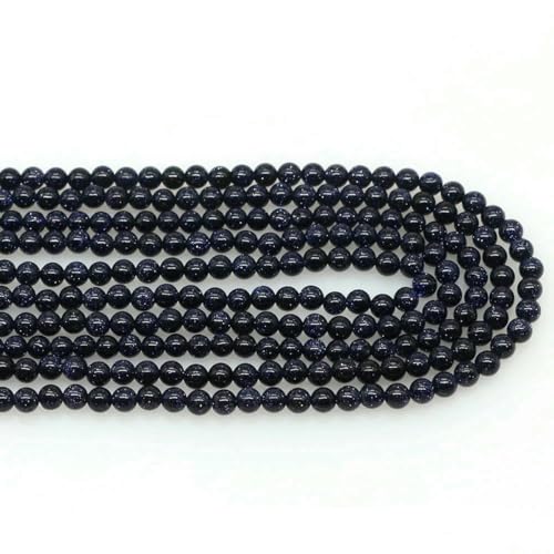 Naturstein 2 mm 3,0 mm 4,0 mm runde Perlen, Amethyst, Rosenquarz, Achat, Kristall, lose Perle zur Schmuckherstellung, DIY-Armband, Halskette – Blauer Goldflusssand – 3,0 mm, 115 Naturstein 2 mm 3,0 mm 4,0 mm runde Perlen, Amethyst, Rosenquarz, Achat, Kristall, lose Perle zur Schmuckherstellung, DIY-Armband, Halskette – Blauer Goldflusssand – 3,0 mm, 115 von LNHBZ
