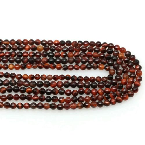 Naturstein 2 mm 3,0 mm 4,0 mm runde Perlen, Amethyst, Rosenquarz, Achat, Kristall, lose Perle zur Schmuckherstellung, DIY-Armband, Halskette – Roter Tigerauge – 4,0 mm, 85 bis 9 Naturstein 2 mm 3,0 mm 4,0 mm runde Perlen, Amethyst, Rosenquarz, Achat, Kristall, lose Perle zur Schmuckherstellung, DIY-Armband, Halskette – Roter Tigerauge – 4,0 mm, 85 bis 9 von LNHBZ