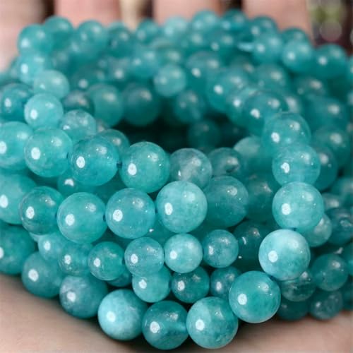 Natursteinperlen, Lava-Jaspis, Tigerauge, Quarz, Achate, runde lose Perlen zur Schmuckherstellung, DIY-Armbandzubehör, 4–12 mm, Amazonit, 8 mm, ca. 45 Perlen Natursteinperlen, Lava-Jaspis, Tigerauge, Quarz, Achate, runde lose Perlen zur Schmuckherstellung, DIY-Armbandzubehör, 4–12 mm, Amazonit, 8 mm, ca. 45 Perlen von LNHBZ