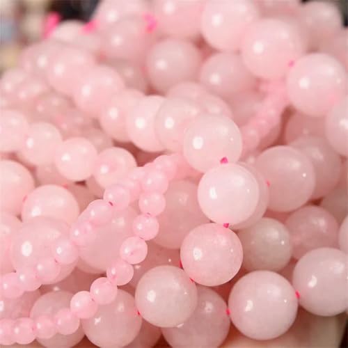 Natursteinperlen, Lava-Jaspis, Tigerauge, Quarz, Achate, runde lose Perlen zur Schmuckherstellung, DIY-Armbandzubehör, 4–12 mm, rosa Quarz, ca. 10 mm, 35 Perlen Natursteinperlen, Lava-Jaspis, Tigerauge, Quarz, Achate, runde lose Perlen zur Schmuckherstellung, DIY-Armbandzubehör, 4–12 mm, rosa Quarz, ca. 10 mm, 35 Perlen von LNHBZ