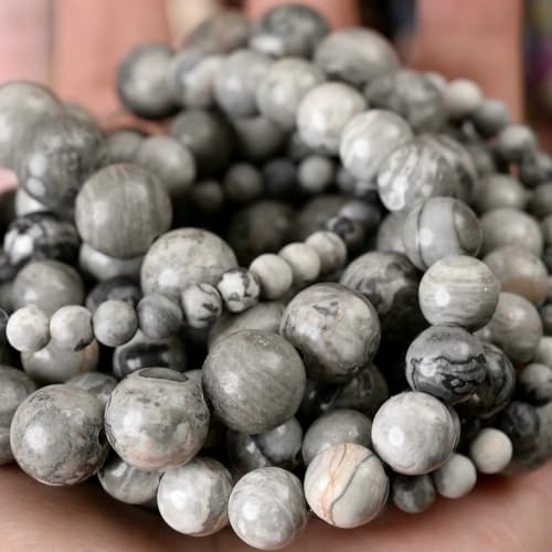 Natursteinperlen, Lava-Jaspis, Tigerauge, Quarz-Achat, runde lose Perlen zur Schmuckherstellung, DIY-Armbandzubehör, 4–12 mm, Kartenjaspis, 6 mm, ca. 61 Perlen Natursteinperlen, Lava-Jaspis, Tigerauge, Quarz-Achat, runde lose Perlen zur Schmuckherstellung, DIY-Armbandzubehör, 4–12 mm, Kartenjaspis, 6 mm, ca. 61 Perlen von LNHBZ