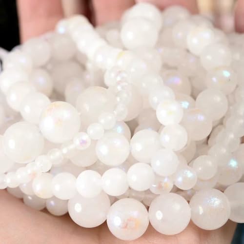 Natursteinperlen, Lava-Jaspis, Tigerauge, Quarz-Achat, runde lose Perlen zur Schmuckherstellung, DIY-Armbandzubehör, 4–12 mm, ab Mondstein, 6 mm, ca. 61 Perlen Natursteinperlen, Lava-Jaspis, Tigerauge, Quarz-Achat, runde lose Perlen zur Schmuckherstellung, DIY-Armbandzubehör, 4–12 mm, ab Mondstein, 6 mm, ca. 61 Perlen von LNHBZ