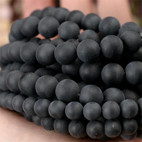 Natursteinperlen, Lava-Jaspis, Tigerauge, Quarz-Achat, runde lose Perlen zur Schmuckherstellung, DIY-Armbandzubehör, 4–12 mm, matter Achat, ca. 8 mm, 45 Perlen Natursteinperlen, Lava-Jaspis, Tigerauge, Quarz-Achat, runde lose Perlen zur Schmuckherstellung, DIY-Armbandzubehör, 4–12 mm, matter Achat, ca. 8 mm, 45 Perlen von LNHBZ