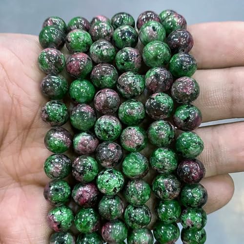Natursteinperlen, blaues Tigerauge, runde lose Perlen, DIY-Charm-Armband, Ohrringe zur Schmuckherstellung, 38,1 cm Strang, 4/6/8/10/12/14,0 mm, Epidot-Zoisit, 14,0 mm, ca. 26 Stück Natursteinperlen, blaues Tigerauge, runde lose Perlen, DIY-Charm-Armband, Ohrringe zur Schmuckherstellung, 38,1 cm Strang, 4/6/8/10/12/14,0 mm, Epidot-Zoisit, 14,0 mm, ca. 26 Stück von LNHBZ
