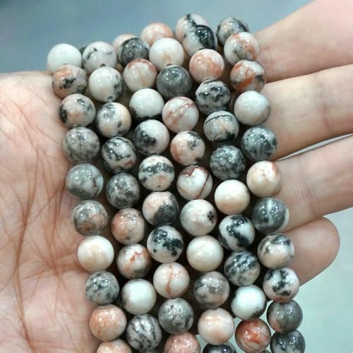 Natursteinperlen, blaues Tigerauge, runde lose Perlen, DIY-Charm-Armband, Ohrringe zur Schmuckherstellung, 38,1 cm Strang, 4/6/8/10/12/14,0 mm – rosa Zebra-Jaspis – 14,0 mm – ca. 26 Stück Natursteinperlen, blaues Tigerauge, runde lose Perlen, DIY-Charm-Armband, Ohrringe zur Schmuckherstellung, 38,1 cm Strang, 4/6/8/10/12/14,0 mm – rosa Zebra-Jaspis – 14,0 mm – ca. 26 Stück von LNHBZ