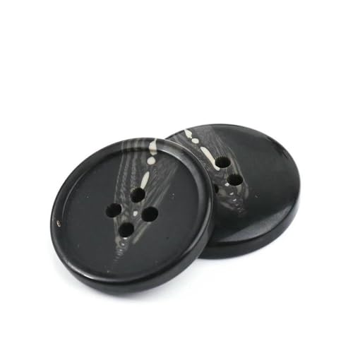 Neue 10 Stück Harzknöpfe mit 4 Löchern, Nähzubehör, Größe komplett für Kleidung, dekorative Knöpfe, handgefertigt, DIY-NK048-10–30 mm Neue 10 Stück Harzknöpfe mit 4 Löchern, Nähzubehör, Größe komplett für Kleidung, dekorative Knöpfe, handgefertigt, DIY-NK048-10–30 mm von LNHBZ