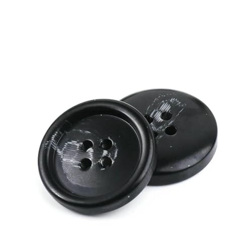 Neue 10 Stück Harzknöpfe mit 4 Löchern, Nähzubehör, Größe komplett für Kleidung, dekorative Knöpfe, handgefertigt, DIY-NK048-16-30 mm von LNHBZ