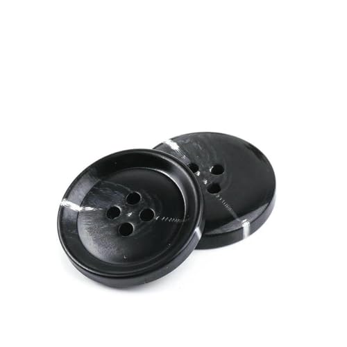 Neue 10 Stück Harzknöpfe mit 4 Löchern, Nähzubehör, Größe komplett für Kleidung, dekorative Knöpfe, handgefertigt, DIY-NK048-18-25 mm Neue 10 Stück Harzknöpfe mit 4 Löchern, Nähzubehör, Größe komplett für Kleidung, dekorative Knöpfe, handgefertigt, DIY-NK048-18-25 mm von LNHBZ