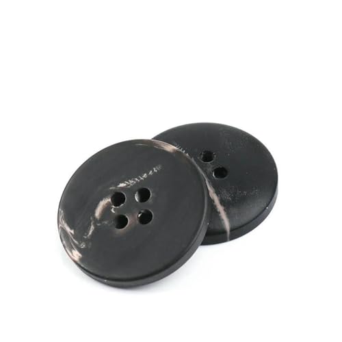 Neue 10 Stück Harzknöpfe mit 4 Löchern, Nähzubehör, Größe komplett für Kleidung, dekorative Knöpfe, handgefertigt, DIY-NK048-8-20 mm von LNHBZ