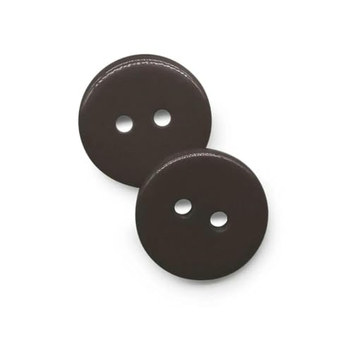 Neue 100 Stück Harz-Kinder-Nähknöpfe für Kinderkleidung, handgefertigtes DIY-Zubehör, Scrapbooking, Basteln, Kaffee, 302–9 mm von LNHBZ