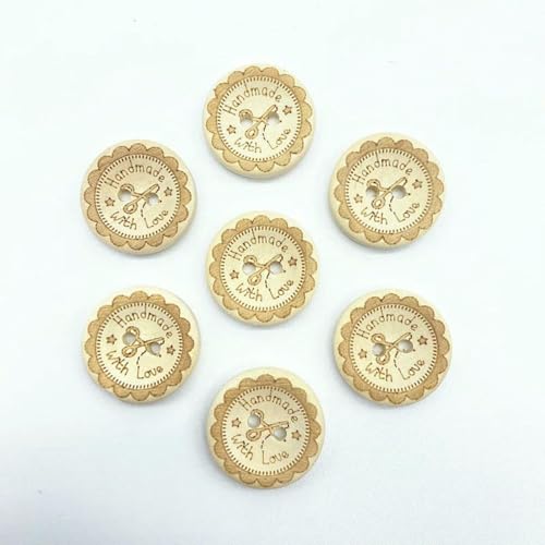 Neue runde Knöpfe mit mehreren Mustern, 20 mm, Naturholzknöpfe, Love Scrapbook, Hochzeitsdekor, Nähzubehör-49 Neue runde Knöpfe mit mehreren Mustern, 20 mm, Naturholzknöpfe, Love Scrapbook, Hochzeitsdekor, Nähzubehör-49 von LNHBZ