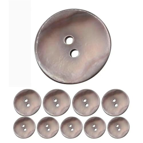 Perlmuttknöpfe zum Nähen, 10 Stück, runde Perlmuttknöpfe für Kleidung, Quiltjacken, Muschelknöpfe, 2-Loch-Design, Typ B, 20 mm Perlmuttknöpfe zum Nähen, 10 Stück, runde Perlmuttknöpfe für Kleidung, Quiltjacken, Muschelknöpfe, 2-Loch-Design, Typ B, 20 mm von LNHBZ