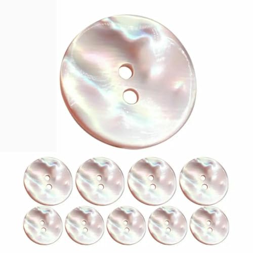 Perlmuttknöpfe zum Nähen, 10 Stück, runde Perlmuttknöpfe für Kleidung, Quiltjacken, Muschelknöpfe, 2-Loch-Design, Typ C, 10 mm Perlmuttknöpfe zum Nähen, 10 Stück, runde Perlmuttknöpfe für Kleidung, Quiltjacken, Muschelknöpfe, 2-Loch-Design, Typ C, 10 mm von LNHBZ