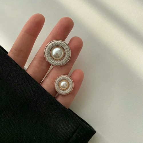 Retro-Stoffknöpfe aus Metall, Kunstperlen, dekorative Kleidung, Bastelbedarf, Nähverzierung, Handarbeitszubehör, 6 Stück, TB453, 2, 23,0 mm Retro-Stoffknöpfe aus Metall, Kunstperlen, dekorative Kleidung, Bastelbedarf, Nähverzierung, Handarbeitszubehör, 6 Stück, TB453, 2, 23,0 mm von LNHBZ