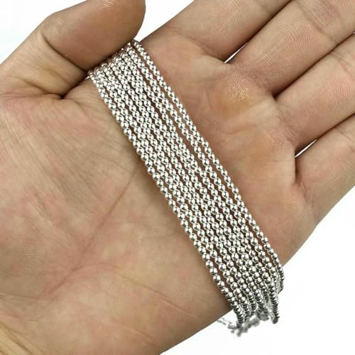 Runde Hämatitperlen, 2/3/4/6/8/10 mm, Naturstein, 14 Karat Gold, lose Perlen, Kugel, Schmuckarmbänder, Herstellung von DIY-Zubehör, SSS-Silbern, 2 mm, 300 Stück Runde Hämatitperlen, 2/3/4/6/8/10 mm, Naturstein, 14 Karat Gold, lose Perlen, Kugel, Schmuckarmbänder, Herstellung von DIY-Zubehör, SSS-Silbern, 2 mm, 300 Stück von LNHBZ
