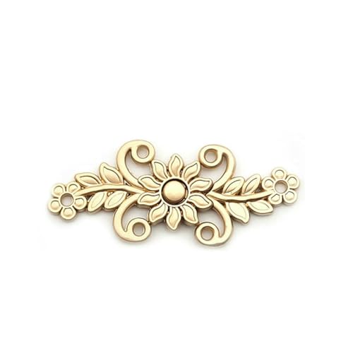 Taillenknopf festziehen für Rockhosen Jeans Verstellbarer Taillenclip Metallstifte Kleidungszubehör DIY Abnehmbarer Taillenknopf-Cymbidium Gold A Taillenknopf festziehen für Rockhosen Jeans Verstellbarer Taillenclip Metallstifte Kleidungszubehör DIY Abnehmbarer Taillenknopf-Cymbidium Gold A von LNHBZ
