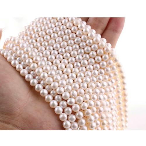 Unregelmäßige natürliche Süßwasserperlen, Stern, Zahnstocher, Blumen-Abstandshalter, für Schmuckherstellung, DIY-Halsketten, Armbänder, 5A, fast rund, 6–6,5 Unregelmäßige natürliche Süßwasserperlen, Stern, Zahnstocher, Blumen-Abstandshalter, für Schmuckherstellung, DIY-Halsketten, Armbänder, 5A, fast rund, 6–6,5 von LNHBZ