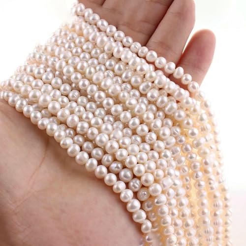 Unregelmäßige natürliche Süßwasserperlen, Stern, Zahnstocher, Blumen-Abstandshalter, für die Schmuckherstellung, DIY-Halsketten, Armbänder, 3A, Kartoffel, 5–5,5 Unregelmäßige natürliche Süßwasserperlen, Stern, Zahnstocher, Blumen-Abstandshalter, für die Schmuckherstellung, DIY-Halsketten, Armbänder, 3A, Kartoffel, 5–5,5 von LNHBZ