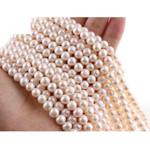 Unregelmäßige natürliche Süßwasserperlen, Stern, Zahnstocher, Blumen-Abstandshalter, für die Schmuckherstellung, DIY-Halsketten und Armbänder, fast rund, 7–8 Unregelmäßige natürliche Süßwasserperlen, Stern, Zahnstocher, Blumen-Abstandshalter, für die Schmuckherstellung, DIY-Halsketten und Armbänder, fast rund, 7–8 von LNHBZ