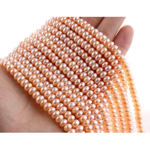 Unregelmäßige natürliche Süßwasserperlen, Stern-Zahnstocher, Blumen-Abstandshalter, für die Schmuckherstellung, DIY-Halsketten und Armbänder, 5A, rosa Brot, 6–7 Unregelmäßige natürliche Süßwasserperlen, Stern-Zahnstocher, Blumen-Abstandshalter, für die Schmuckherstellung, DIY-Halsketten und Armbänder, 5A, rosa Brot, 6–7 von LNHBZ