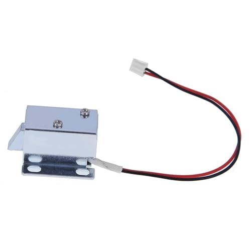 LNHHG 2-5 Stück DC 5 V-6 V 12 V Magnetverschluss Mini Kleine Größe Elektromagnetisches Elektronisches Schließfach Steuerschrank Schubladentürschloss(10CS) von LNHHG