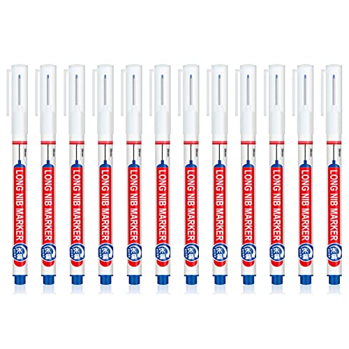 12 Stück Tieflochmarker,20mm Bohrlochmarker,Markierstift,Tieflochmarker Bleistift Hole Marker,Wasserfester Reach Marker,Marker Auf Ölbasis Für Zimmerleute 12 Stück Tieflochmarker,20mm Bohrlochmarker,Markierstift,Tieflochmarker Bleistift Hole Marker,Wasserfester Reach Marker,Marker Auf Ölbasis Für Zimmerleute von LNIJAYNI