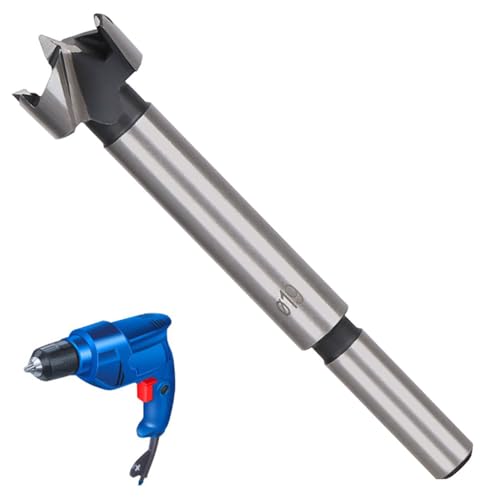 LNJBABAO Forstnerbohrer, Forstnerbohrer, Holzbohrer für Löcher, Scharnierschneider für Holzbearbeitung (Ø 6 mm, Länge 95 mm, Rundschaft) (19 mm), 2 Stück von LNJBABAO