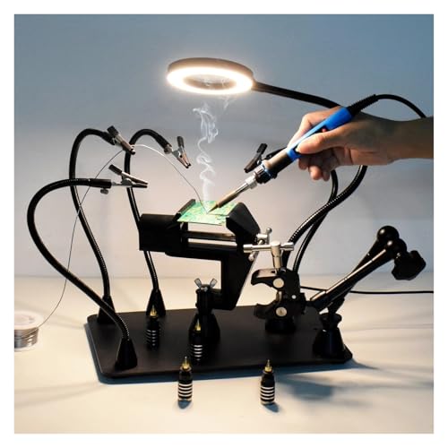 LNKNVDZZMK Magnetic Flexible Arm Soldering Third Hand Holder with 360° Rotating Hot Air Gun Stand Welding Workbench LNKNVDZZMK Magnetic Flexible Arm Soldering Third Hand Holder with 360° Rotating Hot Air Gun Stand Welding Workbench von LNKNVDZZMK