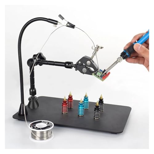LNKNVDZZMK Multi-Function Welding Bracket Strong Magnetic Base Holder Third Hand Tool Welding Repair Tool Soldering Stand Heat Gun Bracket Helping Hands(N-5) von LNKNVDZZMK