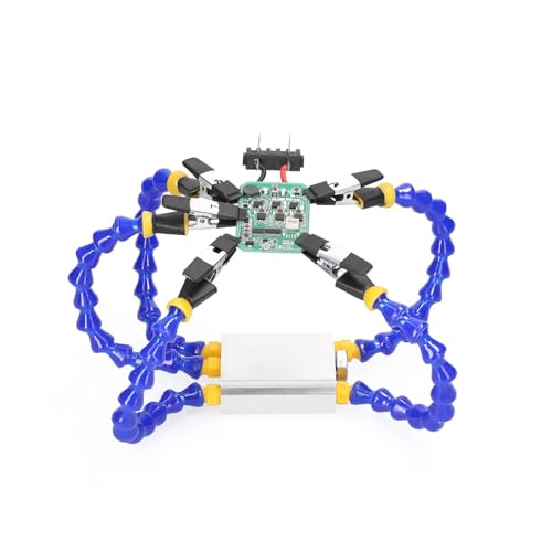 LNKNVDZZMK Welding Bracket Benches Vise Table Clamp with Flexible Arm Aluminum Alloy Clamp Soldeirng Iron Holder Printed Circuit Board Welding Repairs von LNKNVDZZMK