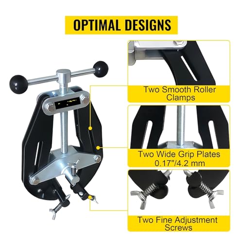 LNKNVDZZMK Welding Bracket Steel Pipe Clamp 2-6in 5-12in Adjustable Welding Alignment Clamp Tube to Flange Fittings Tee Versatile Ultra Fit Clamps(2-6in) von LNKNVDZZMK