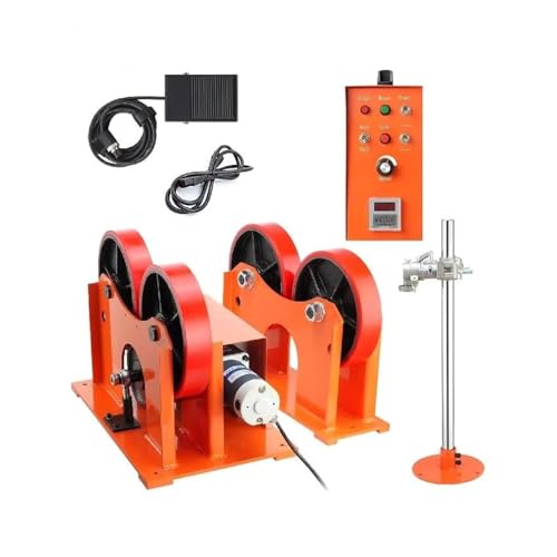 LNKNVDZZMK Welding Bracket Welding Positioner Turning Rolls Linkage Roller 1000KG Loading Welding Turning Rotary Torch Stand for Welding Equipment von LNKNVDZZMK