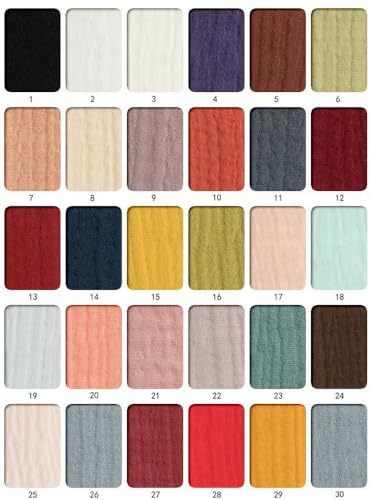 LNKUGN Baumwoll-Doppel-L-Gaze-Faltenstoff, weiches Kleid, Rock, Hemd, Pyjama-Material, 67 Farben, DIY-Handarbeit, 100 x 135 cm LNKUGN Baumwoll-Doppel-L-Gaze-Faltenstoff, weiches Kleid, Rock, Hemd, Pyjama-Material, 67 Farben, DIY-Handarbeit, 100 x 135 cm von LNKUGN