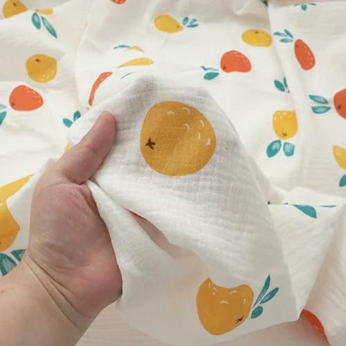 LNKUGN Baumwoll-Doppelschicht-Gaze-Stoff Meterware für Babykleidung Pyjamas DIY Nähen Anime Cartoon Bedrucktes Krepptextil Weich LNKUGN Baumwoll-Doppelschicht-Gaze-Stoff Meterware für Babykleidung Pyjamas DIY Nähen Anime Cartoon Bedrucktes Krepptextil Weich von LNKUGN