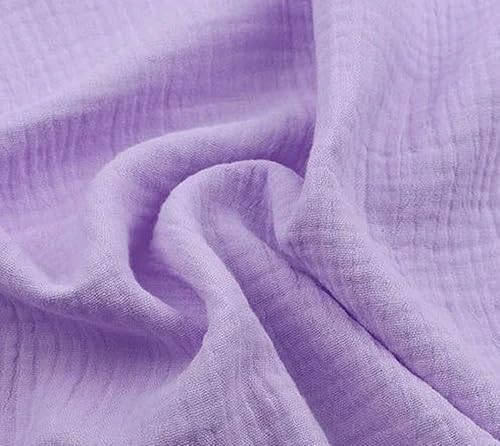 LNKUGN Baumwollgaze Bekleidungsstoffe Baumwollstoff Meterware Kleidungsstück DIY Bettlaken Speicheltuch Weich 100 * 135cm LNKUGN Baumwollgaze Bekleidungsstoffe Baumwollstoff Meterware Kleidungsstück DIY Bettlaken Speicheltuch Weich 100 * 135cm von LNKUGN