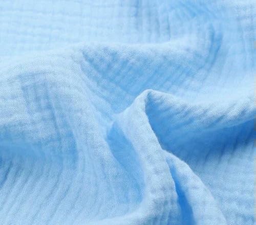 LNKUGN Baumwollgaze Bekleidungsstoffe Baumwollstoff Meterware Kleidungsstück DIY Bettlaken Speicheltuch Weich 100 * 135cm LNKUGN Baumwollgaze Bekleidungsstoffe Baumwollstoff Meterware Kleidungsstück DIY Bettlaken Speicheltuch Weich 100 * 135cm von LNKUGN
