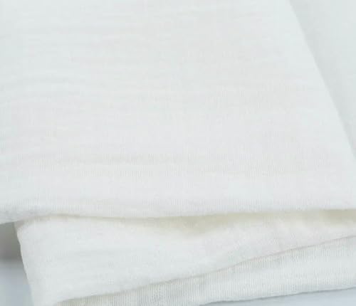 LNKUGN Doppellagiger Baumwollgaze-Stoff, einfarbig, Baumwollkleid, Heimset, Baby- und Kinderkleidungsstoffe zum Nähen LNKUGN Doppellagiger Baumwollgaze-Stoff, einfarbig, Baumwollkleid, Heimset, Baby- und Kinderkleidungsstoffe zum Nähen von LNKUGN