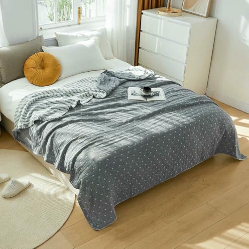 LNKUGN Überwurfdecke aus Baumwolle, für den Sommer, kühle Steppdecke, einzeln, doppelt, dünn, atmungsaktiv, Tagesdecke, Boho-Dekoration, Sofatuch, Freizeitdecke LNKUGN Überwurfdecke aus Baumwolle, für den Sommer, kühle Steppdecke, einzeln, doppelt, dünn, atmungsaktiv, Tagesdecke, Boho-Dekoration, Sofatuch, Freizeitdecke von LNKUGN