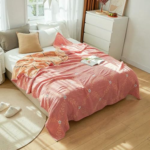 LNKUGN Überwurfdecke aus Baumwolle, für den Sommer, kühle Steppdecke, einzeln, doppelt, dünn, atmungsaktiv, Tagesdecke, Boho-Dekoration, Sofatuch, Freizeitdecke LNKUGN Überwurfdecke aus Baumwolle, für den Sommer, kühle Steppdecke, einzeln, doppelt, dünn, atmungsaktiv, Tagesdecke, Boho-Dekoration, Sofatuch, Freizeitdecke von LNKUGN
