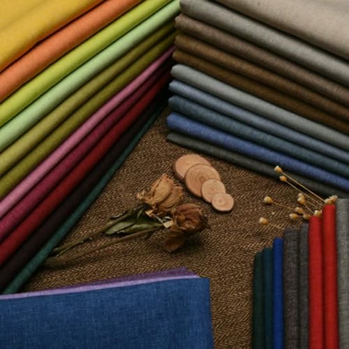 LNKUGN Verdickter Baumwoll-Leinen-Stoff als Meterware für Polstermöbel, Sofabezug, Kissenbezug, Tasche, Tischdecke, DIY-Nähtuch, weich, einfarbig LNKUGN Verdickter Baumwoll-Leinen-Stoff als Meterware für Polstermöbel, Sofabezug, Kissenbezug, Tasche, Tischdecke, DIY-Nähtuch, weich, einfarbig von LNKUGN
