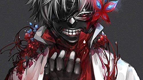 DIY Ölfarbe nach Zahlen für Erwachsene Tokyo Ghoul Erwachsene Malen nach Zahlen Kits auf Leinwand Malen nach Zahlen für Anfänger Malerei Kunst für26x38cm DIY Ölfarbe nach Zahlen für Erwachsene Tokyo Ghoul Erwachsene Malen nach Zahlen Kits auf Leinwand Malen nach Zahlen für Anfänger Malerei Kunst für26x38cm von LNTYW