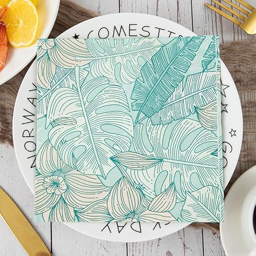 Servietten Beige Tropische Blätter Servietten Hochzeit Geburtstag Kindergeburtstag Cocktailservietten Geburtstagsservietten Party Napkins Disposable Weich Papierservietten Tischdeko Pack of 5(33x33cm) Servietten Beige Tropische Blätter Servietten Hochzeit Geburtstag Kindergeburtstag Cocktailservietten Geburtstagsservietten Party Napkins Disposable Weich Papierservietten Tischdeko Pack of 5(33x33cm) von LNXSESN