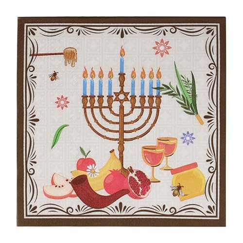 Servietten Braun Insekt Gelb Servietten Hochzeit Geburtstag Kindergeburtstag Cocktailservietten Geburtstagsservietten Party Napkins Disposable Weich Papierservietten Tischdeko Pack of 5(33x33) von LNXSESN