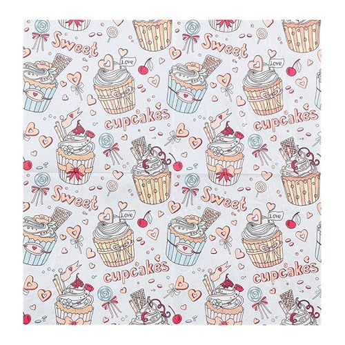 Servietten Gelb Blau Rot Servietten Hochzeit Geburtstag Kindergeburtstag Cocktailservietten Geburtstagsservietten Party Napkins Disposable Papierservietten Tischdeko Pack of 5(33x33cm) von LNXSESN