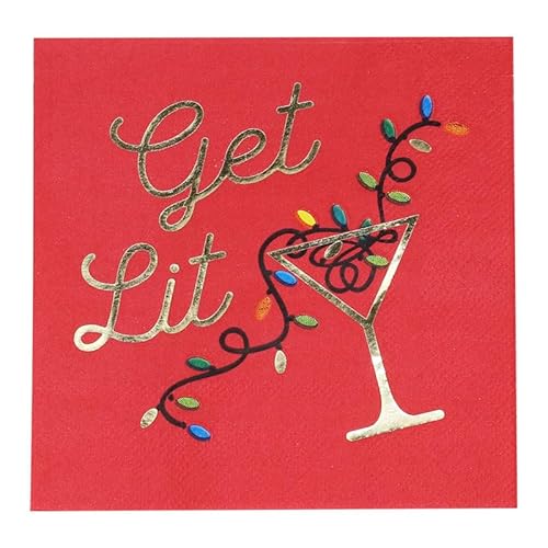 Servietten Gold Schwarz Grün Servietten Hochzeit Geburtstag Kindergeburtstag Cocktailservietten Geburtstagsservietten Party Napkins Disposable Papierservietten Tischdeko Pack of 10(33x33cm) von LNXSESN