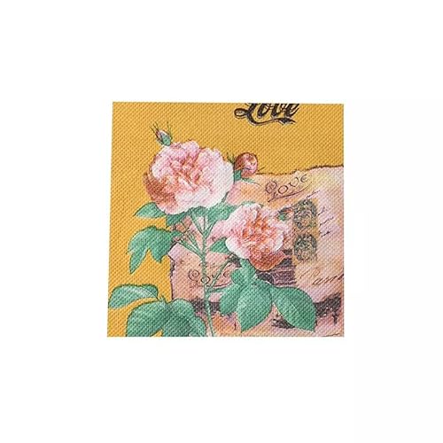 Servietten Goldene Blume Grün Servietten Hochzeit Geburtstag Kindergeburtstag Cocktailservietten Geburtstagsservietten Party Napkins Disposable Papierservietten Tischdeko Pack of 20(33x33cm) von LNXSESN